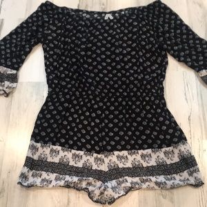 Mudd brand shorts romper size XL boho style